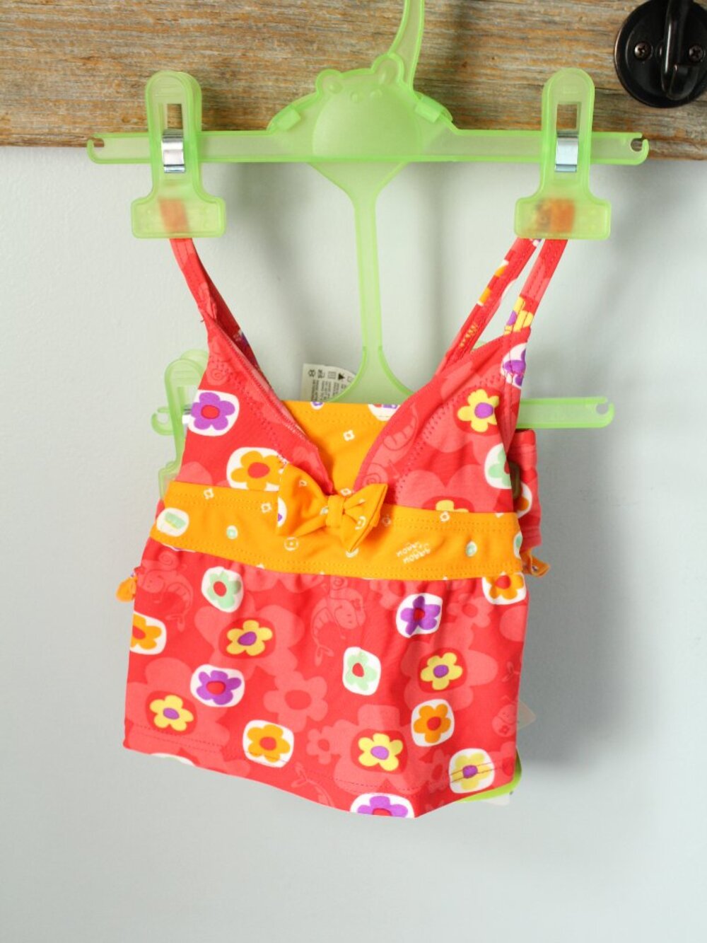 Gagou Tagou Size 18M Tankini Set Coral/Orange